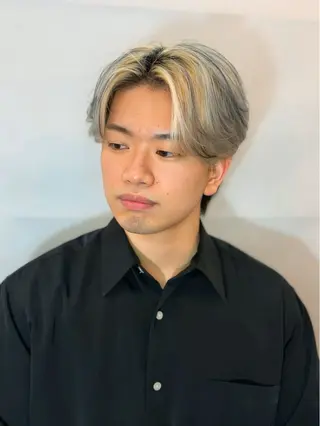 カラー メンズ accorto 小林諭侑のヘアスタイル