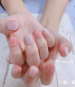 ネイル 北浦和 自爪育成ケアのネイルデザイン