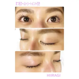 マツエク・マツパ 美容室 HIIRAGIのマツエク・マツパデザイン