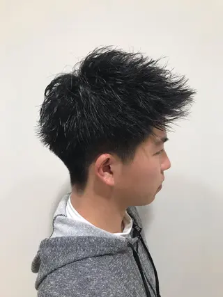 パーマ メンズ ハイトーンカラー🌈 メンズパーマ鈴木康平のヘアスタイル