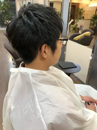 ショート メンズ MATSURI BASE.AWAJIのヘアスタイル