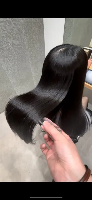 ミディアム カラー 髪質改善ヘアケア 艶髪特化/上田のヘアスタイル