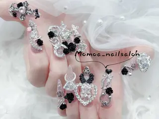 ネイル MoMoA Nail ネイル長さ出し専門店のネイルデザイン
