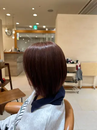 ミディアム 札幌カットモデル/ ショートカット/富田のヘアスタイル