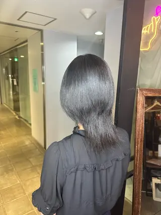 カラー 奥田 星来のヘアスタイル