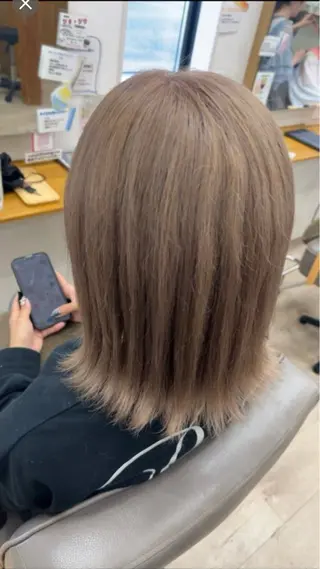 ミディアム カラー 酒井 直桜矢のヘアスタイル