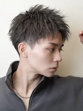 ショート メンズ 小島 優奈のヘアスタイル