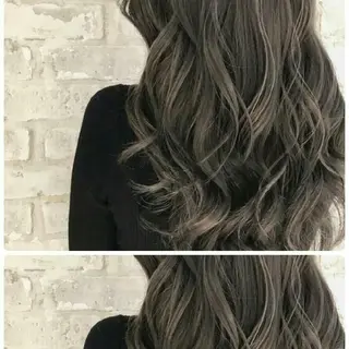 セミロング カラー 白井 秀太郎のヘアスタイル