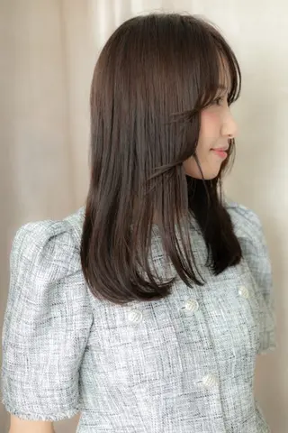 ロング カラー パーマ クセ毛解決💠艶髪 縮毛矯正💠棚村竜太のヘアスタイル