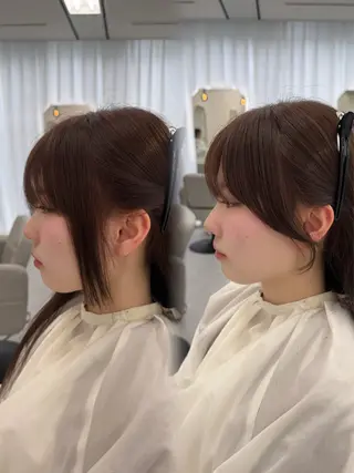 ミディアム 韓国ヘア特化🇰🇷 心斎橋【ユリカ】のヘアスタイル