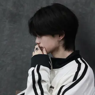 ミディアム パーマ メンズ メンズカット特化🐺 メンズウルフ/置塩祥のヘアスタイル