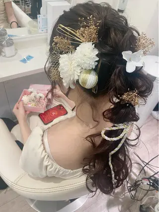ロング ヘアアレンジ 大阪/ヘアアレンジ /似合わせset💐のヘアスタイル