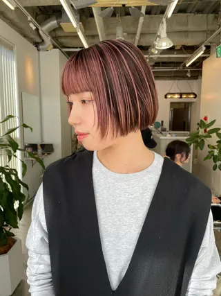 ショート nessヤマサキ リュウタのヘアスタイル