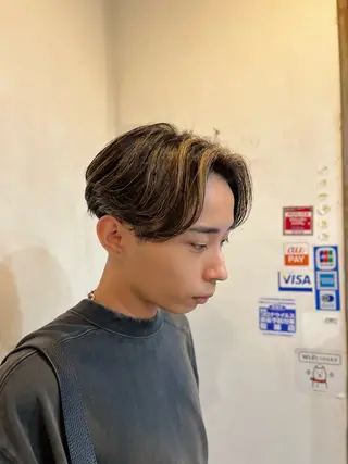 ショート メンズ UMM daichi メンズパーマのヘアスタイル