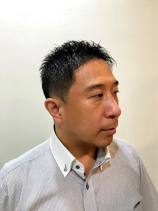 ショート メンズ メンズカット 佐藤優菜のヘアスタイル