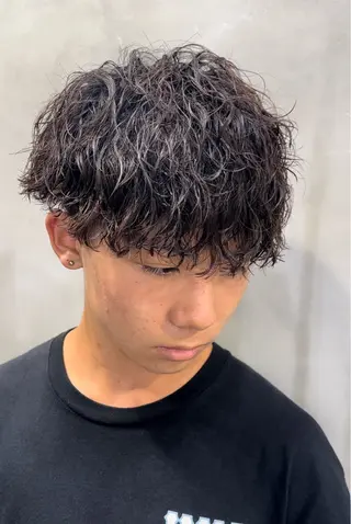 パーマ メンズ メンズ特化💥 ショートスタイル💥のヘアスタイル