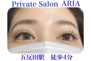 マツエク・マツパ ARIAプライベート サロン五反田のマツエク・マツパデザイン