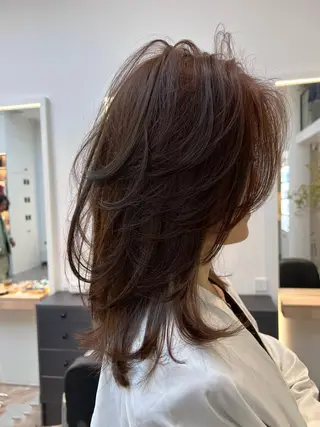 ミディアム カラー 村上｜髪質改善 プロデュースのヘアスタイル