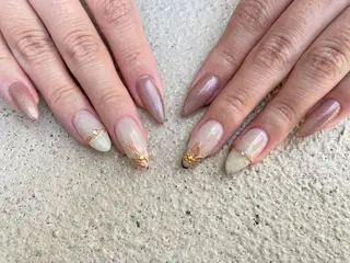 セミロング ネイル ✴︎ Delightのネイルデザイン