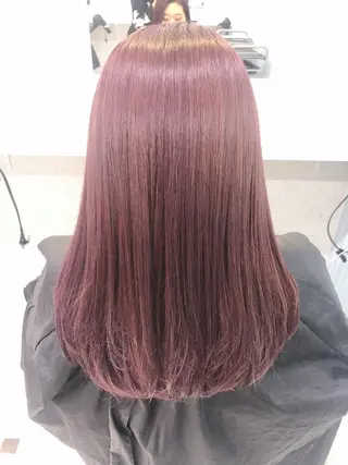 ミディアム カラー 韓国艶カラー🇰🇷 DISCO💙のヘアスタイル