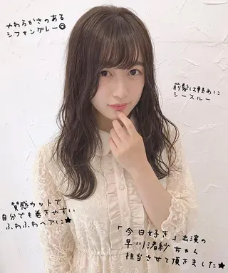ロング カラー 韓国ヘア＆透けカラー keita🇰🇷のヘアスタイル
