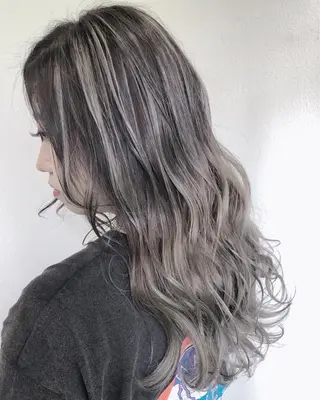 セミロング カラー ヘアアレンジ GiseL天神カラー 髪質改善/ブリーチのヘアスタイル
