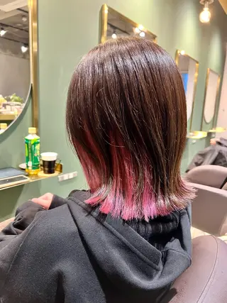 ミディアム カラー カラースペシャリスト しょう🧑🏼‍🎨のヘアスタイル