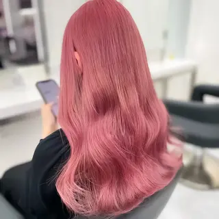ロング カラー パーマ ヘアアレンジ メンズ 【縮毛矯正ブリーチ】 MANATO🌈のヘアスタイル