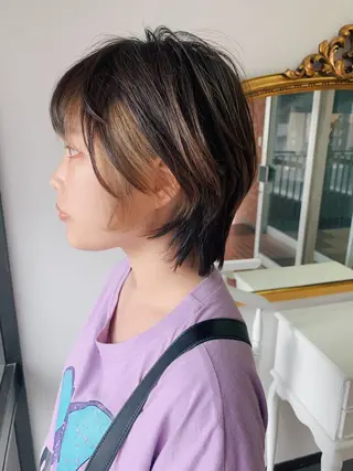 ショート 丹羽大喜 縮毛矯正/美髪矯正のヘアスタイル