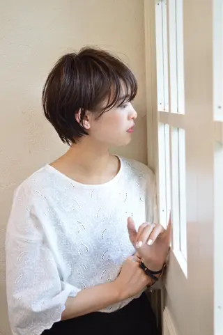 ショート カラー 小顔ショート✁ ⁂Yukari⁂のヘアスタイル