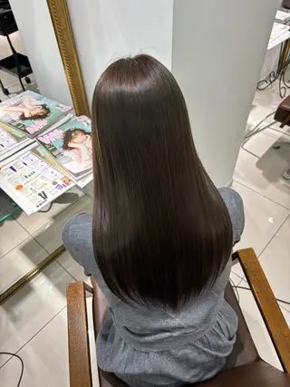 ロング カラー ベージュ/グレージュ /レイヤー🌷ゆうみのヘアスタイル