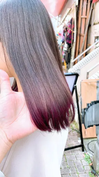 セミロング カラー ヘアアレンジ nico【代表】 市川　拓也のヘアスタイル