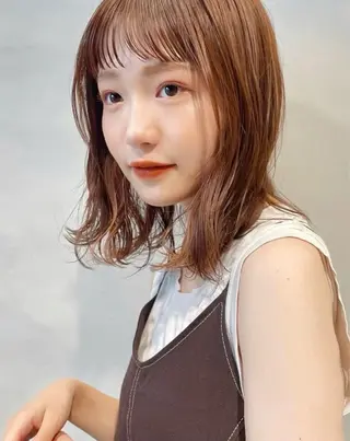 セミロング matsui / anheloのヘアスタイル