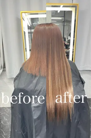 ロング カラー エクステ🩵ブリーチ 韓国ヘア🩵KAEのヘアスタイル