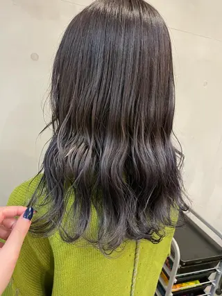 セミロング カラー mir MIYUのヘアスタイル