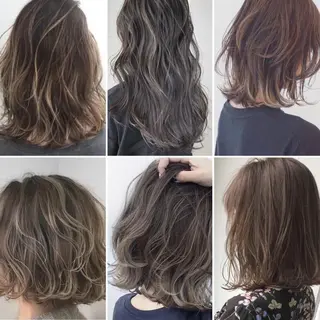 ミディアム カラー パーマ ヘアアレンジ 【公式】amble luxe池袋東口🩷のヘアスタイル