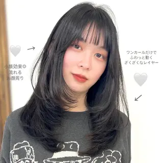 セミロング 🫧いとうりお🫧 ショート/レイヤーのヘアスタイル