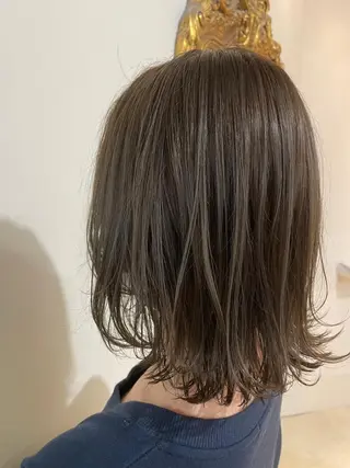 ミディアム カラー 【透明感カラー】💠 TETSUのヘアスタイル