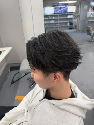 メンズ ブリーチ×縮毛矯正 💫だいちのヘアスタイル