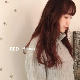 ロング カラー 市川 千夏のヘアスタイル