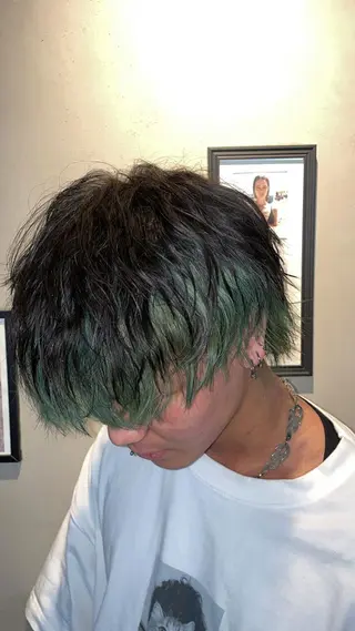 ミディアム 新宿/韓国ヘア/ 髪質改善ストレートのヘアスタイル