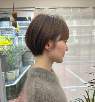 ショート カラー Hareru 豊田 修廣のヘアスタイル