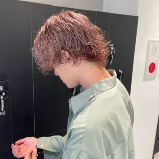 カラー パーマ メンズ 横浜メンズパーマ🔥 大野賢人のヘアスタイル