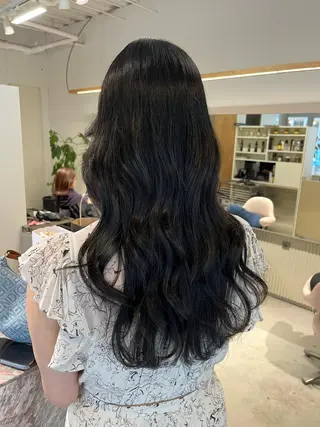 ロング カラー 池田 寿子のヘアスタイル