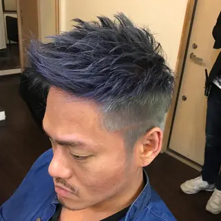 ショート カラー メンズ BOBシークレット じょうじ⭐️のヘアスタイル