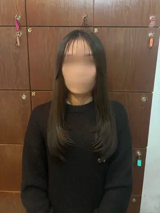 ロング 佐藤 優芽香のヘアスタイル