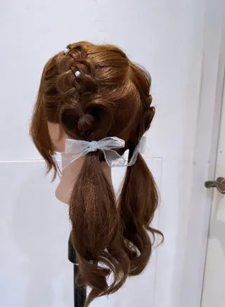 ロング ヘアアレンジ アイブロウ🎀 ヘアメ🎀みくの眉毛・アイブロウイメージ