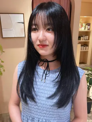 ロング カラー 長井 徹行のヘアスタイル