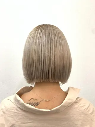 ショート カラー ハイトーン特化サロン 代表 中谷蓮のヘアスタイル