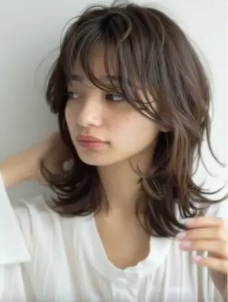 ミディアム ナック 阿倍野店 リタッチカラー募集中のヘアスタイル